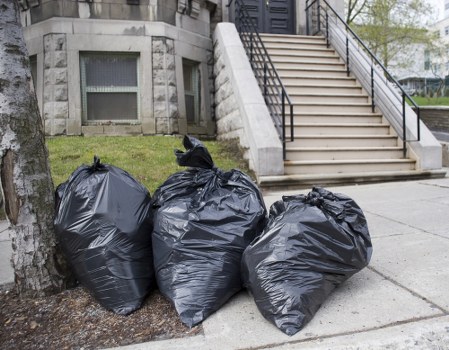 Waste clearance for a shop or workplace